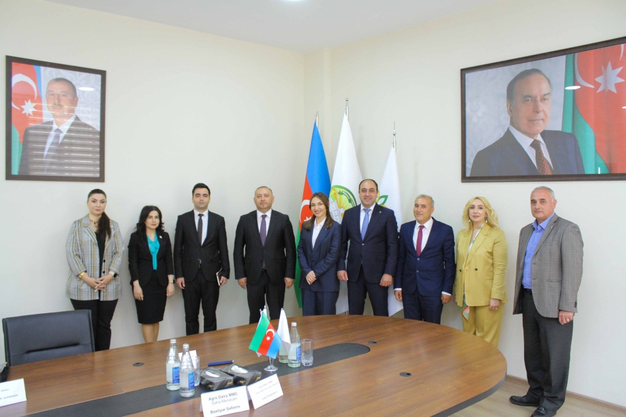 ADAU ilə “Agro Dairy” arasında əməkdaşlıq əlaqələri genişləndirilir - FOTOLAR